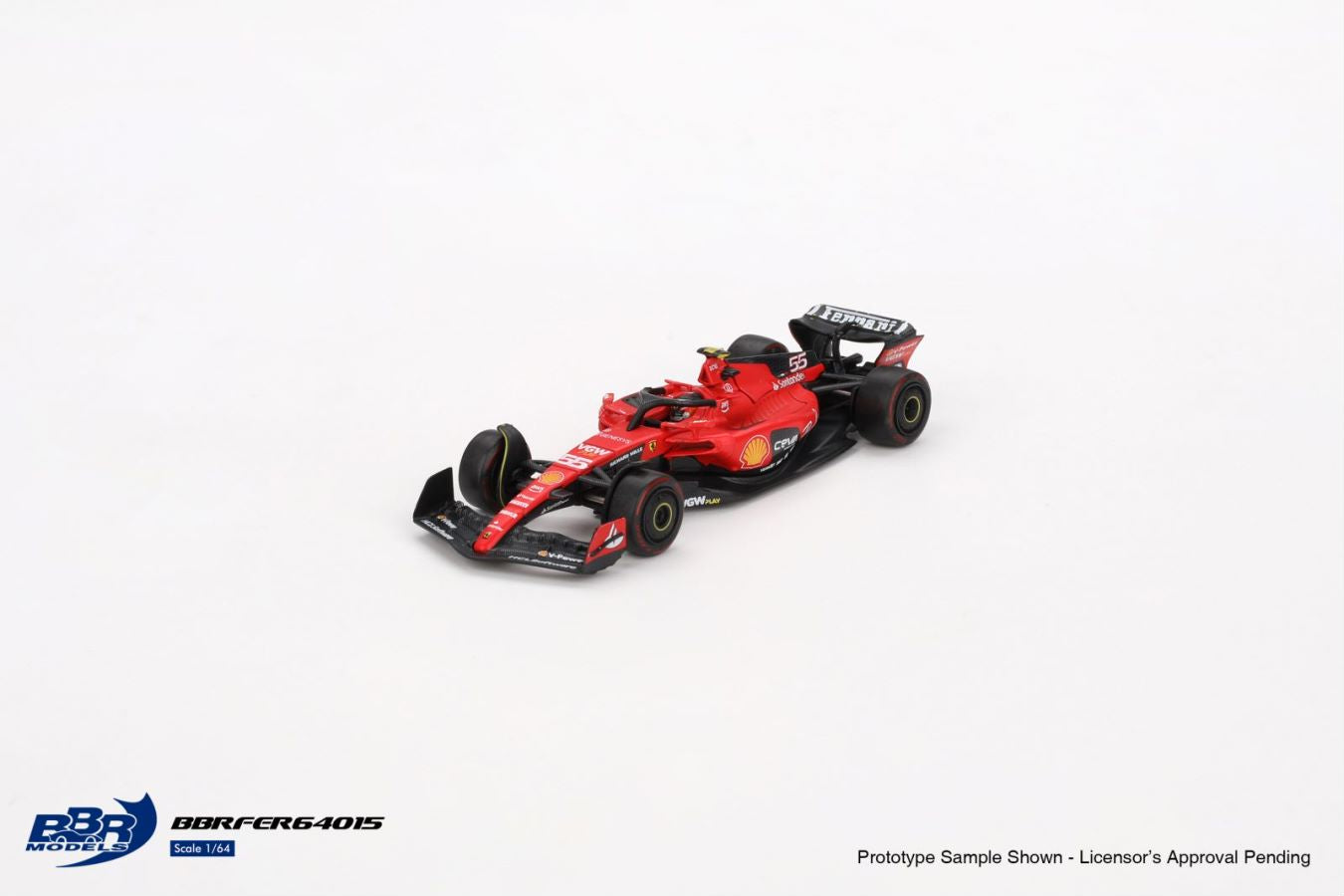 [ETA:  Apr 2025 ] BBR 1/64 Ferrari SF23 #55 C. Sainz 2023 Bahrain GP