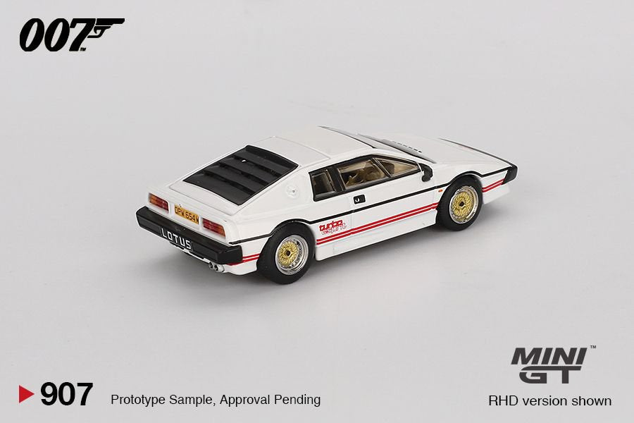 [ETA:  Dec 2025 ] Mini GT 1/64 Lotus Esprit Turbo White "For Your Eyes Only"
