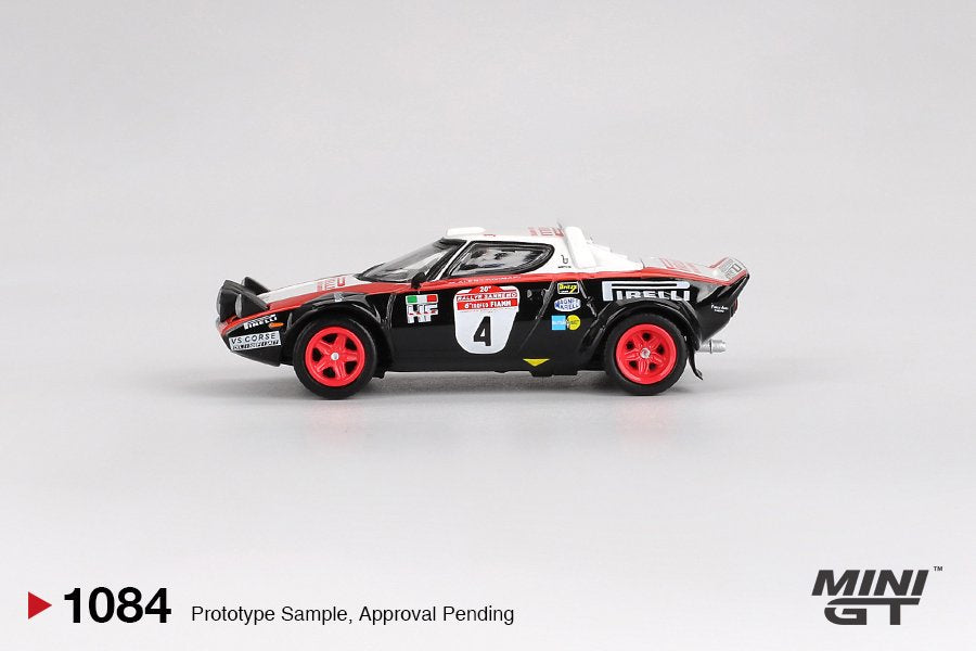 [ETA:  Feb 2026 ] Mini GT 1/64 Lancia Stratos HF #4 1978 Rally Sanremo Winner