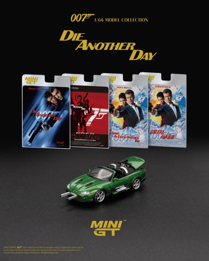 [ETA:  Apr 2026 ] Mini GT 1/64 Jaguar XKR "007 Die Another Day" - Blister Packaging