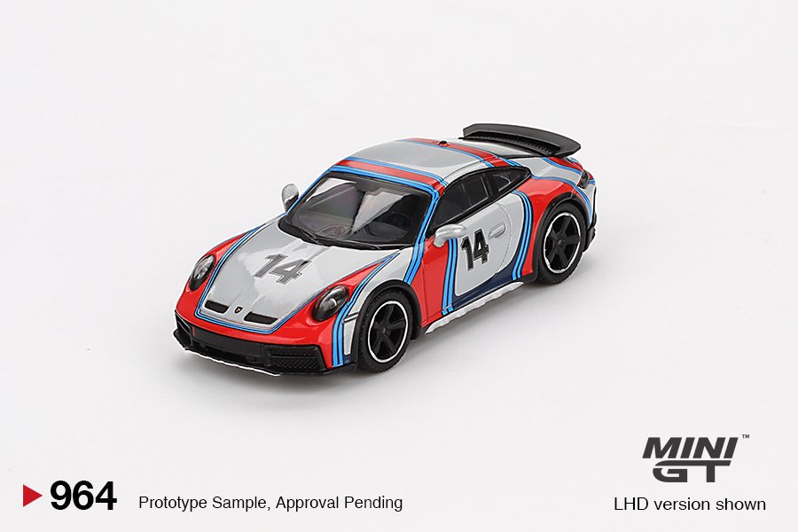 ETA: Aug 2025 ] Mini GT 1/64 Porsche 911 Dakar Ice Grey Metallic