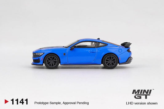 [ETA:  Apr 2026 ] Mini GT 1/64 Ford Mustang Dark Horse 2024 Grabber Blue