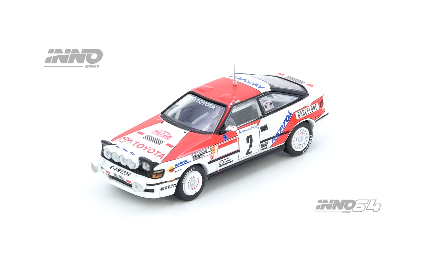 [ETA:  Dec 2025 ] Inno64 1/64 TOYOTA CELICA GT-FOUR (ST165) Winner Rally Monte Carlo 1991
C. Sainz / L. Moya