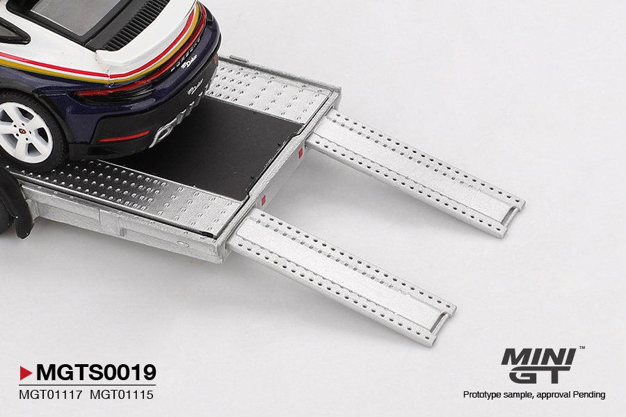 [ETA:  Feb 2026 ] Mini GT 1/64 Porsche 911 Dakar #718 with Volkswagen ID. Buzz Porsche Centrum Gelderland Roughroads Set