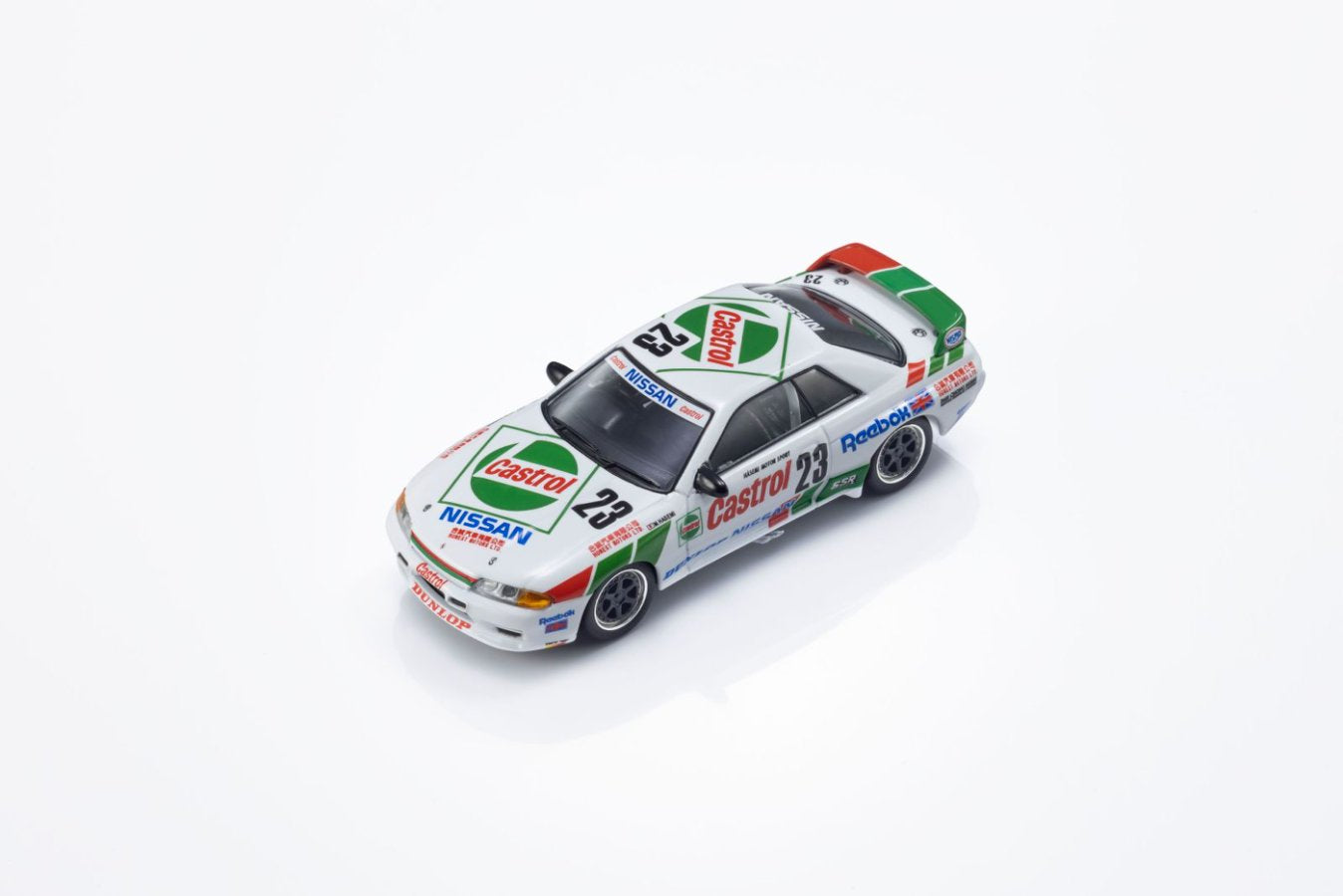 Kyosho 1/64 Castrol Skyline GT-R(R32) Gr.A 1990 #23 – Black Ice