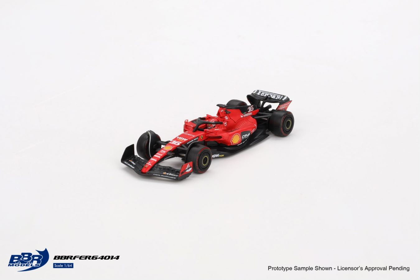 [ETA:  Apr 2025 ] BBR 1/64 Ferrari SF23 #16 C. Leclerc 2023 Bahrain GP