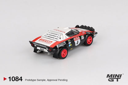[ETA:  Feb 2026 ] Mini GT 1/64 Lancia Stratos HF #4 1978 Rally Sanremo Winner