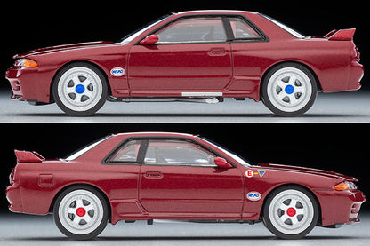 Tomica Limited Vintage 1/64 LV-N NISSAN Skyline GT-R R32 Group A Plain Color Version Red