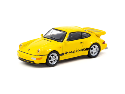 Tarmac Works 1/64 Porsche 911 Turbo Yellow