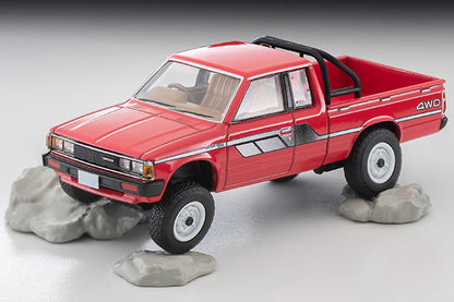 [ETA:  May 2025 ] Tomica Limited Vintage 1/64 LV-N320b Datsun Truck 4WD King Cab AD Red