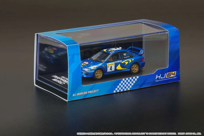 Hobby Japan x Ignition Model 1/64 SUBARU IMPREZA WRC 1997 #4 MONTE CARLO WINNER