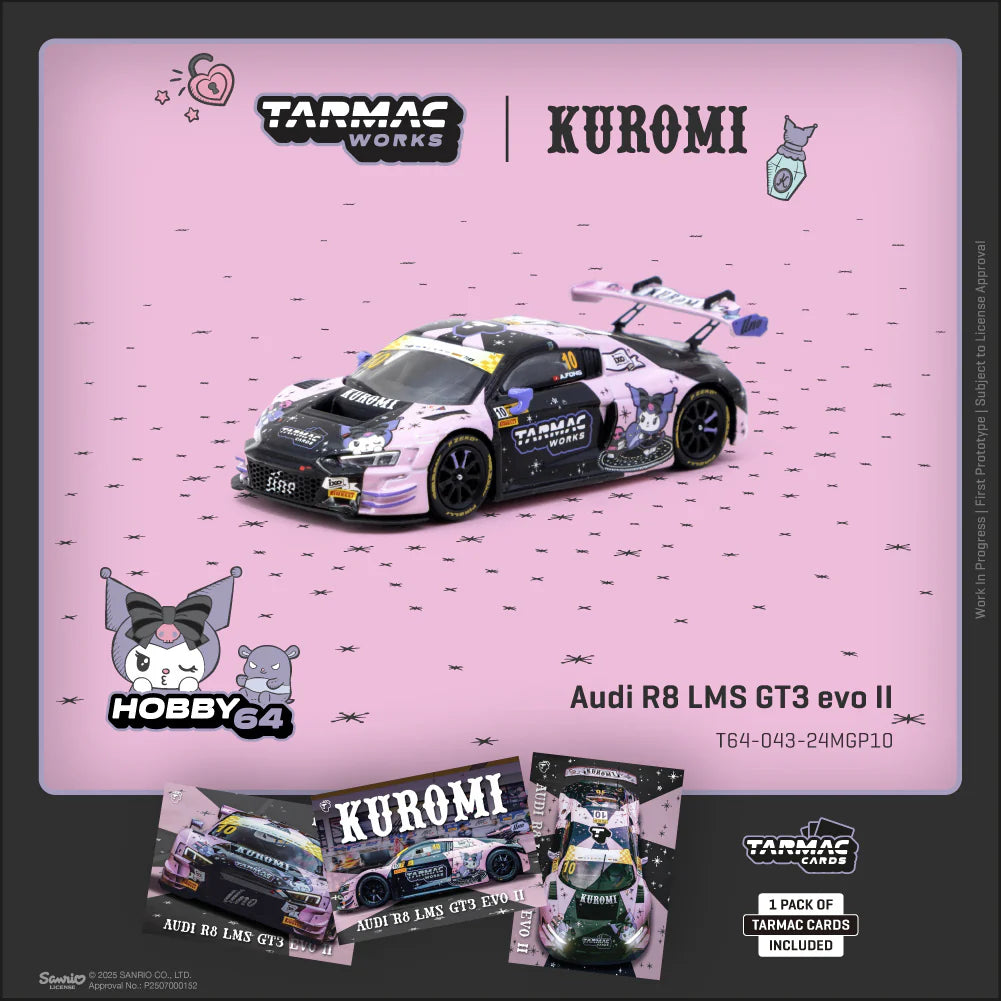 Tarmac Works 1/64 Audi R8 LMS GT3 evo II Macau GT Cup - FIA GT World Cup