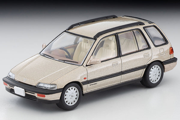 [ETA:  October 2023 ] Tomica Limited Vintage 1/64 LV-N297a Honda Civic Shuttle 561i Beige 1987 model