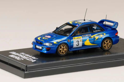 Hobby Japan x Ignition Model 1/64 SUBARU IMPREZA WRC 1997 #3 MONTE CARLO