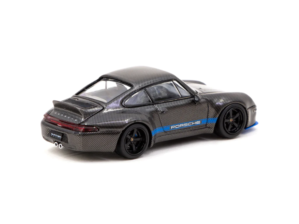 Tarmac Works 1/64 993 Remastered By Gunther Werks Black Carbon Fiber