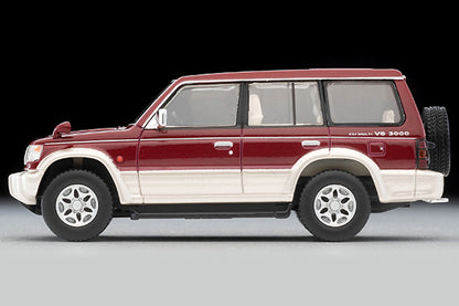 [ETA:  May 2025 ] Tomica Limited Vintage 1/64 LV-N206b MITSUBISHI PAJERO Mid-Roof Wide VR Red/BE 96 Model