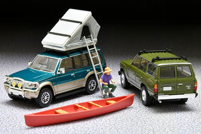 [ETA:  May 2025 ] Tomica Limited Vintage 1/64 LV-V279e TOYOTA LAND CRUISER 60 Olive with Canoe/Figure