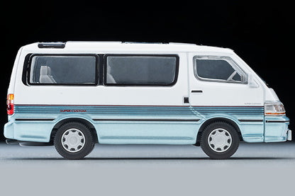 Tomica Limited Vintage 1/64 LV-N208d HIACE Super Custom White and Sky Blue in 90s