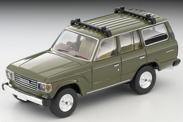 [ETA:  May 2025 ] Tomica Limited Vintage 1/64 LV-V279e TOYOTA LAND CRUISER 60 Olive with Canoe/Figure