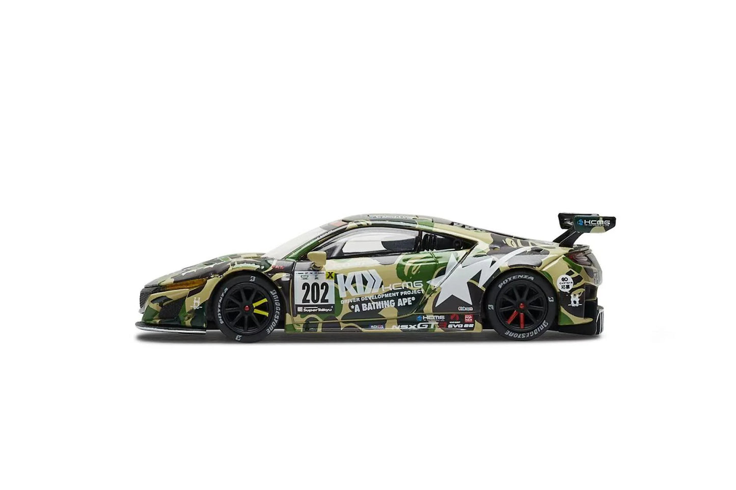 Pop Race 1/64 NSX GT3 Evo22 Green Bape Special