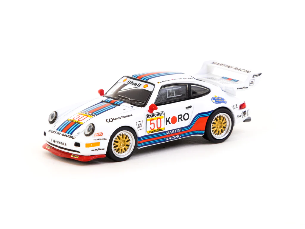 Tarmac Works 1/64 Porsche 911 Turbo S LM GT BRP GT Series 1995 #50