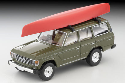 [ETA:  May 2025 ] Tomica Limited Vintage 1/64 LV-V279e TOYOTA LAND CRUISER 60 Olive with Canoe/Figure