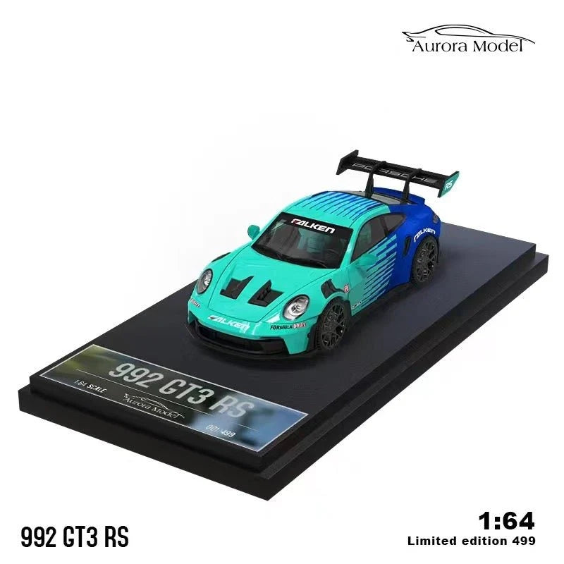 Time Micro x Aurora 1/64 992 GT3 RS Falken  / GT37#