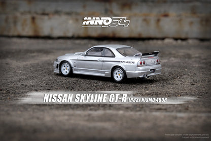 Inno64 1/64 NISSAN SKYLINE GT-R (R33) NISMO 400R Sonic Silver