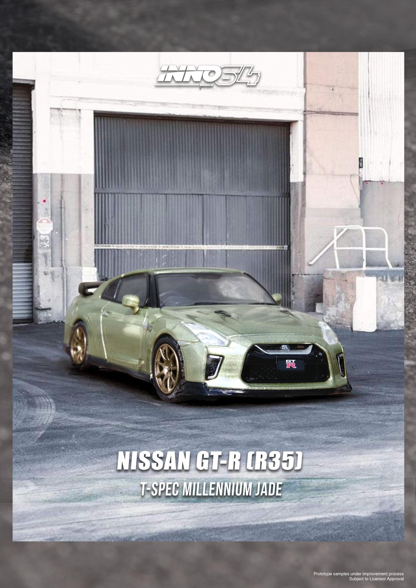 Inno64 1/64 Nissan GT-R (R35) Millennium Jade