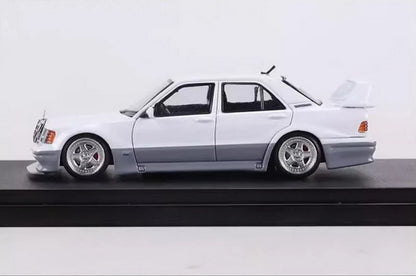 HKM 1/64 190E W201 2.5-16 Evo II Restmod- GT Silver / Gloss White/Candy Red