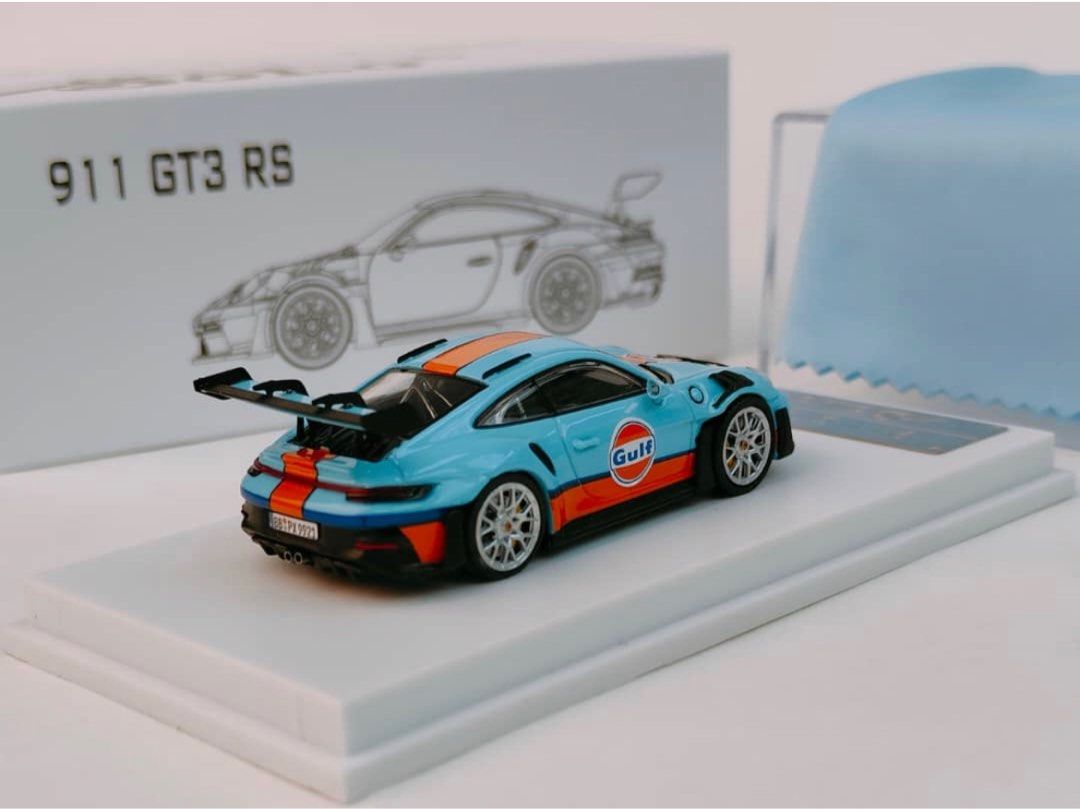 SOLO 1:64 911 992 GT3RS Gulf Alloy Model Car - AliExpress