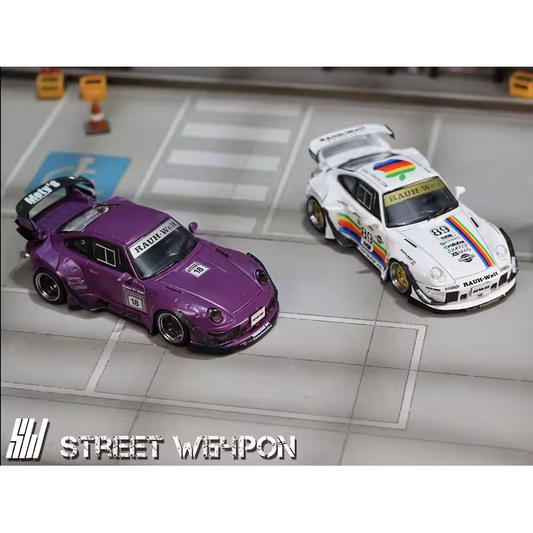 Street Weapon 1/64 Rauh-Welt RWB993 GT Wing Purple Rotana/ Apple 89