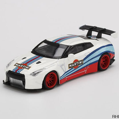 MINIGT  1:64 Nissan GT-R R35 Type1 LBW Martini Racing 2400 WH
