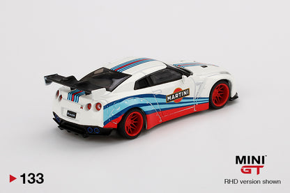 MINIGT  1:64 Nissan GT-R R35 Type1 LBW Martini Racing 2400 WH