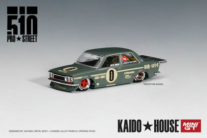 MINI GT 1/64 Kaido★House Datsun 510 Pro Street OG Green