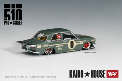 MINI GT 1/64 Kaido★House Datsun 510 Pro Street OG Green