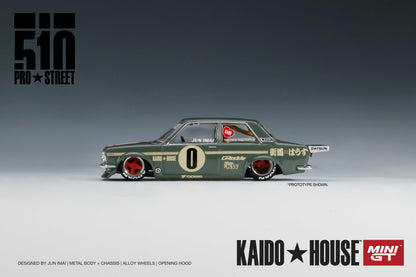 MINI GT 1/64 Kaido★House Datsun 510 Pro Street OG Green