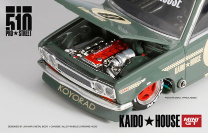 MINI GT 1/64 Kaido★House Datsun 510 Pro Street OG Green