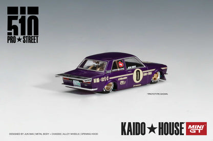 MINI GT 1/64 Kaido★House Datsun 510 Pro Street OG Purple