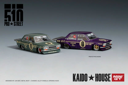 MINI GT 1/64 Kaido★House Datsun 510 Pro Street OG Purple