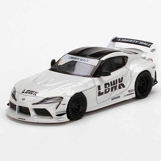 Mini GT 1:64 LB Works Toyota GR Supra White ***in clamshell blisters***