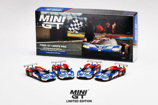 Mini GT 1:64 Ford GT LMGTE PRO Set 2016 24Hr Le Mans LTD Blue