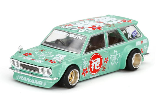 Mini GT 1/64 Kaido★House Datsun  510 Wagon Hanami V2
