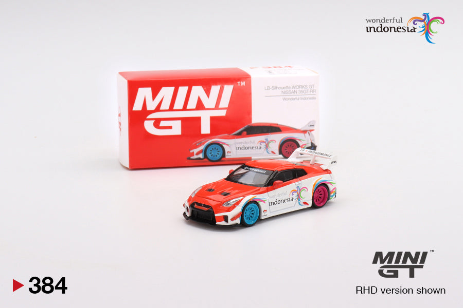 Mini GT 1/64 LB-Silhouette WORKS GT NISSAN 35GT-RR Ver.1 Wonderful Indonesia [Indonesia Exclusive]