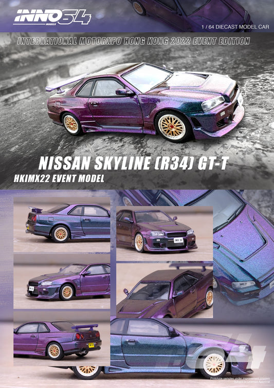 ETA: Jun 2024 ] Mini GT 1/64 Nissan Skyline GT-R (R34)Tommykaira R-z –  Black Ice Diecast