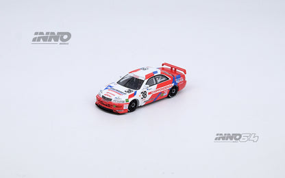 Inno64 1/64 TOYOTA CORONA EXIV #38 & #39 "TOYOTA TEAM CERUMO" JTCC 1995 Box Set Collection (2 Cars And Special Hard Box included)