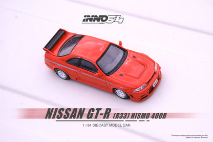 Inno64 1/64 NISSAN SKYLINE GT-R (R33) NISMO 400R Super Clear Red II