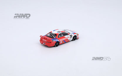 Inno64 1/64 TOYOTA CORONA EXIV #38 & #39 "TOYOTA TEAM CERUMO" JTCC 1995 Box Set Collection (2 Cars And Special Hard Box included)