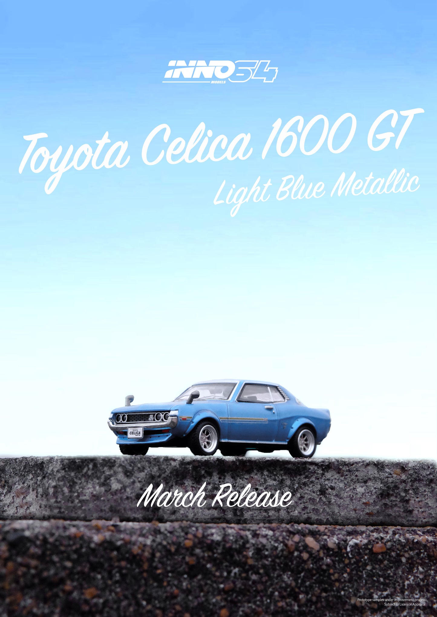 Inno64 1:64 TOYOTA CELICA 1600 GT (TA22) Metallic Blue