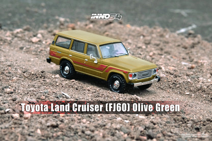 Inno64 1:64 TOYOTA LAND CRUISER FJ60 Olive Green